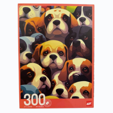 Παζλ Raya Toys Μικρά χαριτωμένα κουταβάκια, 300 τεμαχίων.