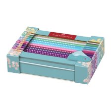 Ξυλομπογιές Faber-Castell Sparkle, 20 χρωμάτων + ξύστρα.