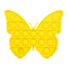 Anti-stress παιχνίδι Pop It Fidget Πεταλόυδα κίτρινη