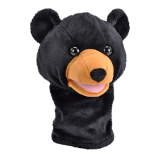 Γαντόκουκλα για κουκλοθέατρο Wild Republic Αρκούδα Black Bear με ήχο 25687.