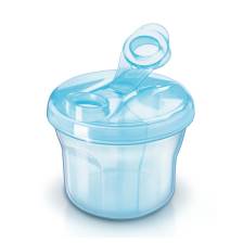 Διανομέας γάλακτος σε σκόνη Philips AVENT με τρία επίπεδα, Μπλε.