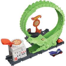 Πίστα Mattel Hot Wheels City Η επίθεση του αλιγάτορα.