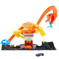 Πίστα Mattel Hot Wheels City Pizza Slam Cobra Attack, με αυτοκινητάκι.