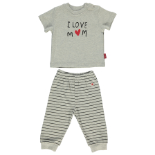Πιτζάμα Bebetto I LOVE MUM 6-18μ. F1131