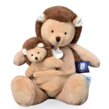 Λούτρινο παιχνίδι Doudou UNICEF Σκαντζόχοιρος με μωρό 25 εκατοστών, DC3986.