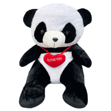 Λούτρινο Αρκουδάκι Raya Toys Panda I Love You, 60 εκατοστών.