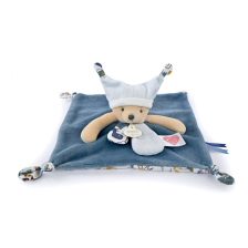 Λούτρινο Αρκουδάκι αγκαλιάς Doudou, με σκουφάκι ύπνου, 25 εκατοστών.