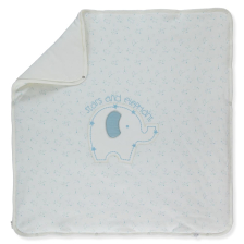 Πορτ μπεμπέ κουβέρτα Bebetto Stars and Elephants, 80 x 85 εκατοστών, B825.