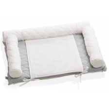 Αλλαξιέρα μωρού υφασμάτινη Italbaby JOLIE White/Grey