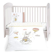 Σετ Κούνιας 3 τεμ. Kikka Boo 60/120 Rabbits in Love