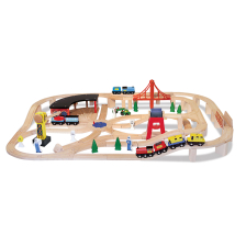 Σετ τρενάκι Melissa and Doug 132 τεμ 10701