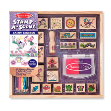 Σφραγίδες ξύλινες Melissa and Doug Κήπος με νεράιδες 12424