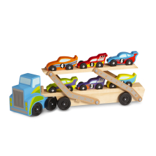 Μεταφορέας ξύλινος με αυτοκίνητα Melissa and Doug 12759