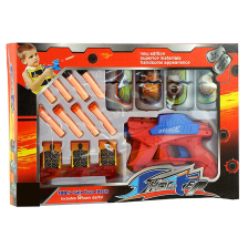 Σετ παιδικό πιστόλι με βελάκια από αφρολέξ Raya Toys 054-3 