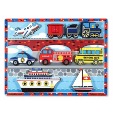 Παζλ ξύλινο Melissa and Doug οχήματα 13725