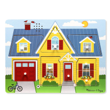 Παζλ ξύλνο Melissa and Doug Σπίτ με ήχους 10734