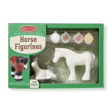 Χρωμάτισε τις φιγούρες Melissa and Doug Αλογάκια 18867