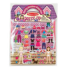 Σετ χνουδωτά αυτοκόλλητα για ντύσιμο Melissa and Doug 12195