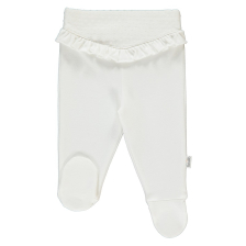 Βρεφικό παντελονάκι Bebetto SWEET BALLERINS, Εκρού, 0-6 μηνών, T3583.