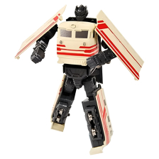 Ρομπότ μετασχηματισμένο 2 σε 1 Raya Toys Armored Alloy Beasts Train.