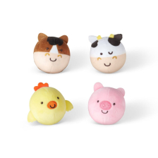 Βρεφικά λούτρινα παιχνίδια Melissa and Doug Rollables Farm Friends 30734.