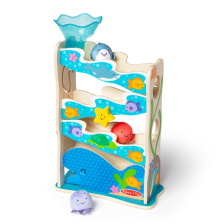Βρεφικό ξύλινο παιχνίδι Melissa and Doug Rollables Πύργος του Ωκεανού 30736