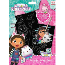 Scratch Art Kids Licensing Gabby's Dollhouse σετ.