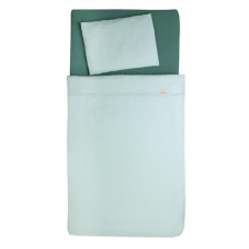 Σετ βρεφικής κρεβατοκάμαρας Baby Matex Muslin, 2 τεμαχίων, 100 x 135 εκατοστών, μπλε, 0384-33.