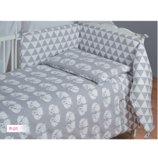 Σετ Κούνιας Baby Matex Pretty 3 μέρη με Πάντα Κούνιας 0285 01