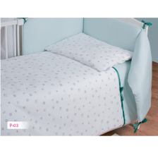 Σετ Κούνιας Baby Matex Pretty 3 μέρη με Πάντα Κούνιας 0285 03