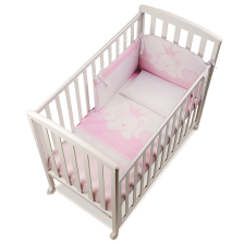 Σετ Κούνιας Italbaby BABY RE Maxi 5 τεμ. 100х130 εκ. Pink με Πάντα Κούνιας