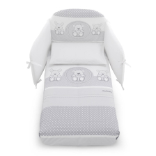 Σετ Κούνιας Italbaby FLASH Pony Bubbles 4τεμ. 70х130 εκ. με Πάντα Κούνιας