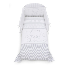 Σετ Κούνιας Italbaby FLASH Pony Pop Star 4τεμ. 70х130 εκ. Γκρι με Πάντα Κούνιας