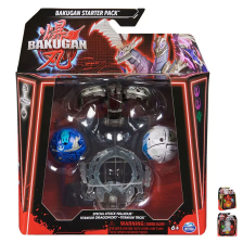 Σετ παιχνιδιού Spin Master Bakugan Starter Pack Special Attack, μπάλες Bakugan, κάρτες και αξεσουάρ.