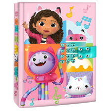Μυστικό ημερολόγιο Kids Licensing Gabby's Dollhouse με κωδικό και ήχους.