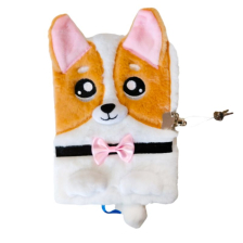 Μυστικό ημερολόγιο με λουκέτο St. Majewski My Little Friend Corgi, A5, 96 φύλλων.