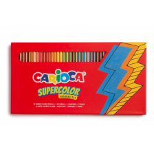 Ξυλομπογιές CARIOCA Supercolor, 40 χρωμάτων.