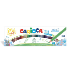 Ξυλομπογιές CARIOCA Tita Rainbow, 50 χρωμάτων.