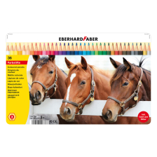 Χρωματιστά μολύβια Eberhard Faber 36 χρωμάτων σε μεταλλικό κουτί
