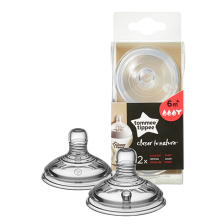 Βρεφικές θηλές Tommee Tippee Easi-Vent STAR 3 σταγόνες 6 μηνών+ με υποδοχή TT0011.