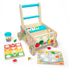 Ξύλινο παιχνίδι ταξινόμησης Melissa and Doug Καρότσι σούπερ μάρκετ 30732 