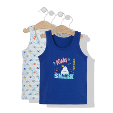 Παιδικά αμάνικα μπλουζάκια Bebetto King Shark, 2 τεμαχίων, 2-7 ετών, X057.