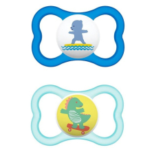 Πιπίλα MAM Air Soother Blue, 2 τεμαχίων, 12 μηνών +.