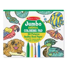 Βιβλίο για χρωματισμό Melissa&Doug Ζώα 14200