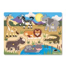 Πάζλ ξύλινο Melissa and Doug Σαφάρι19054