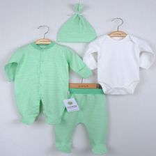 Σετ για νεογέννητο CICCIM BABY 4 τεμ. Πράσινο Μέγεθος 56 εκ. 4621