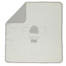 Κουβέρτα Bebetto Baby Boy Style 80X85 εκ. Εκρού B714