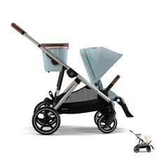 Καρότσι μωρού για δίδυμα Cybex Gazelle S 2023 σκελετός Taupe, με φθαρμένη συσκευασία
