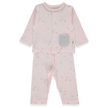 Βρεφική πιτζάμα Bebetto Organic Sleepy Sheepy, 0-3 μηνών, F1458.