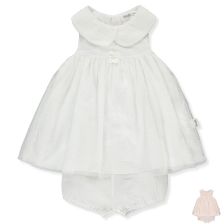 Βρεφικό φόρεμα Bebetto PEARL, 2 τεμάχια, 6-36 μηνών, K4395.